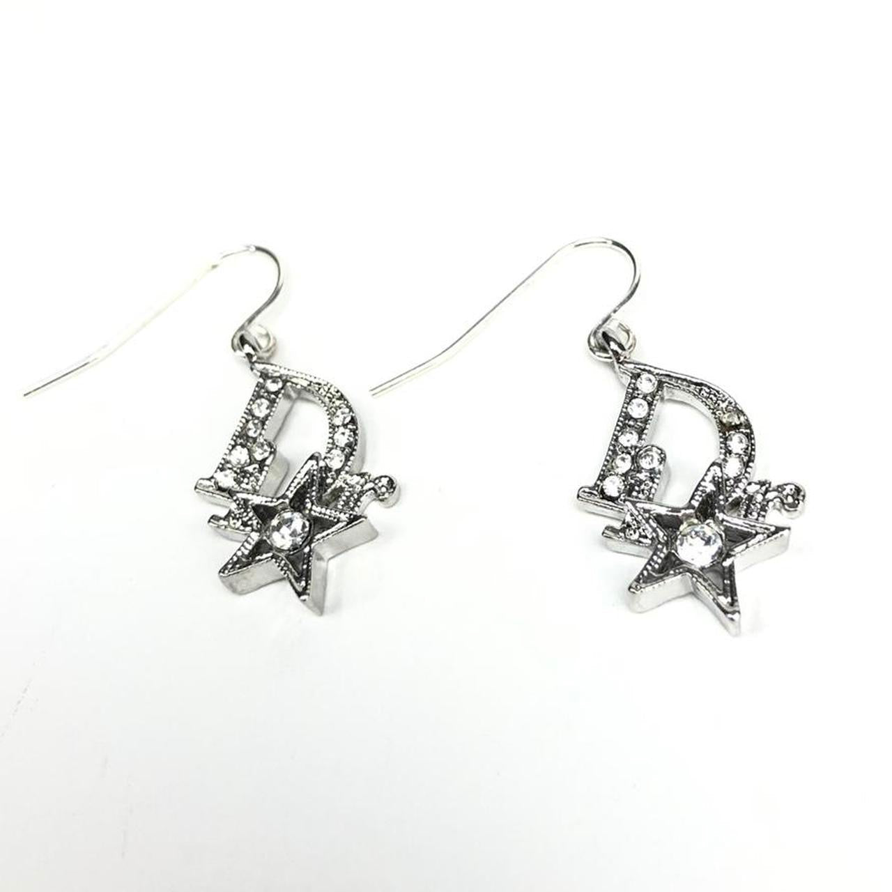 CHRISTIAN DIOR MONOGRAM EARRINGS