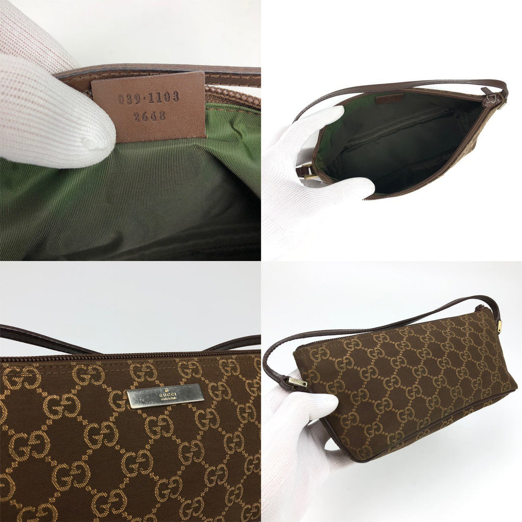 GUCCI MONOGRAM SHOULDER BAG