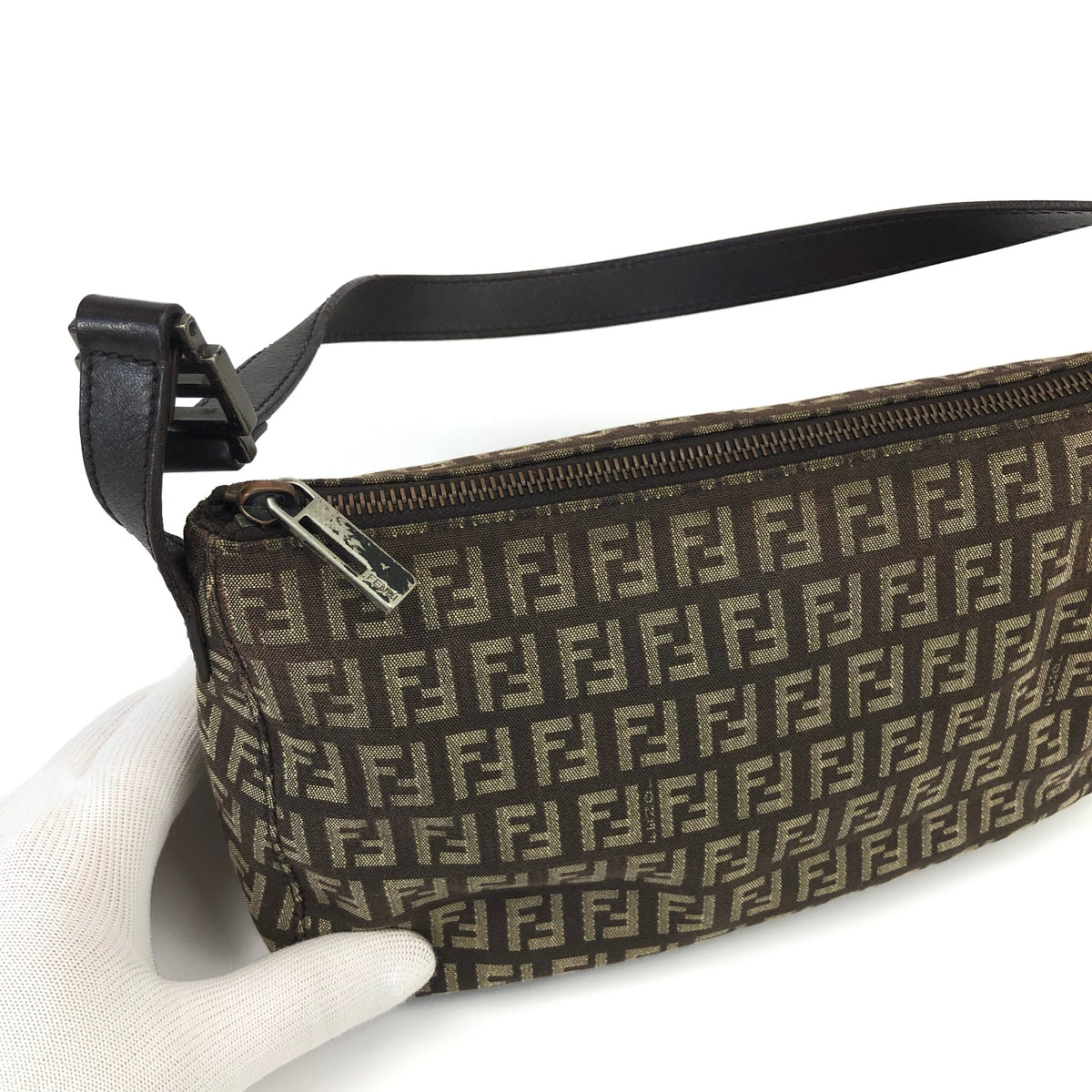 FENDI ZUCCA SHOULDER BAG